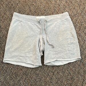Aeropostale Gray Athletic Shorts with Elastic Waistband